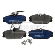 Borg & Beck Front & Rear Brake Discs & Pads fits Renault Laguna I 1993-2001
