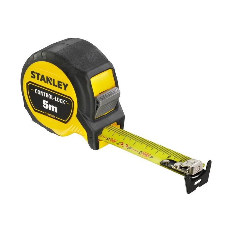 Stanley® Hand Tools CONTROL-LOCK™ Pocket Tape 5m (Width 25mm) (Metric only) STANLEY® Hand Tools - Dynamic Drive