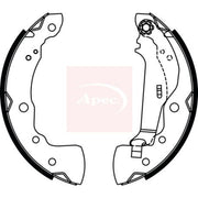 Apec Brake Shoe Set Axle Kit fits Nissan Micra V 2016 on 0.9 1.0 1.5