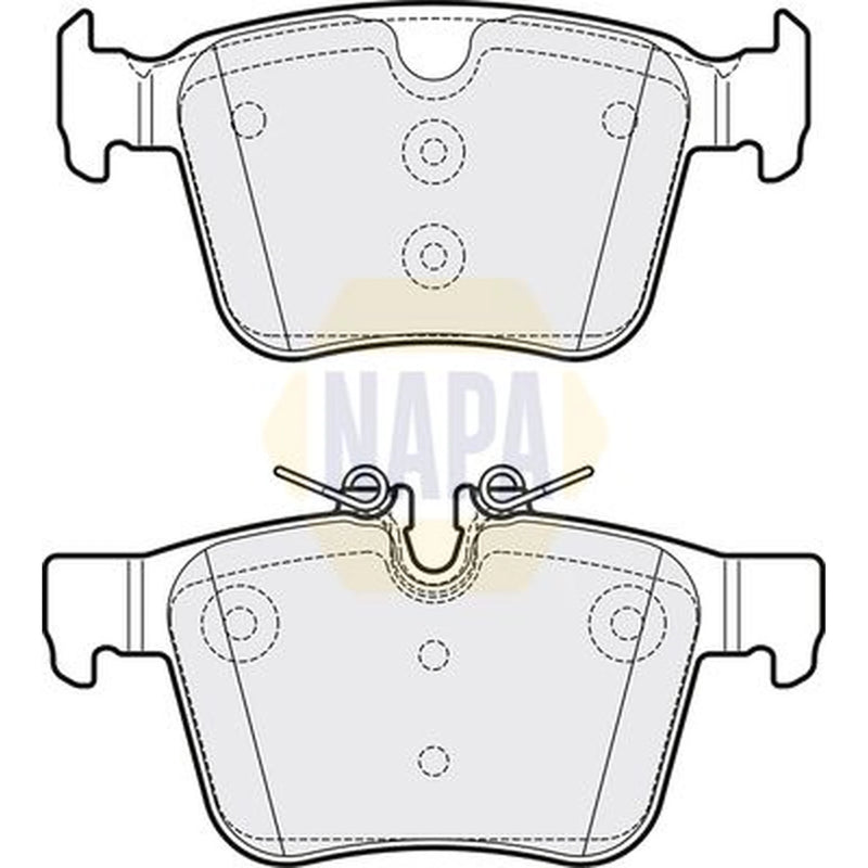NAPA Front & Rear Brake Discs & Pads fits Land Rover Discovery Sport 2017 on 2.0