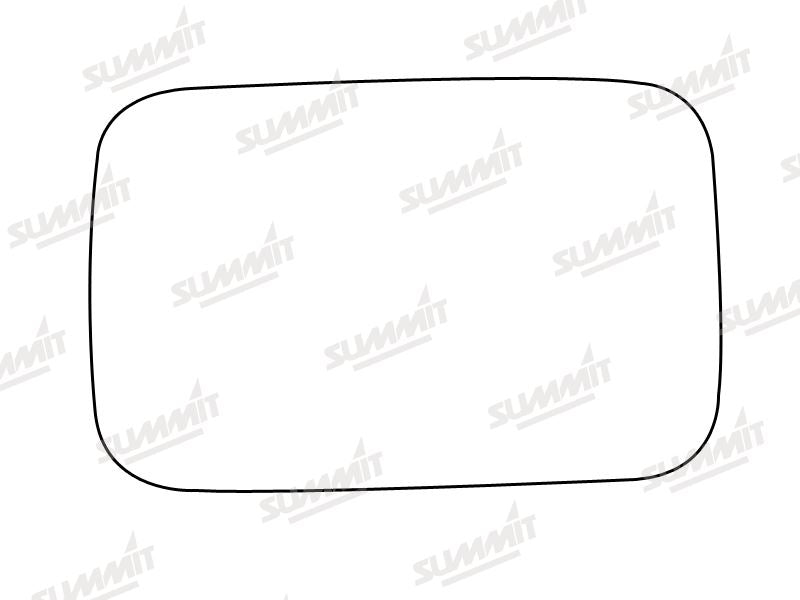 Summit Stick-On Aspheric Mirror Glass fits BMW 5 Series LHS RHS Summit - Bars 4 Cars