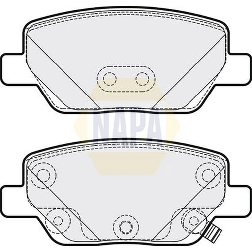 NAPA Rear Brake Pad Set NBP1550