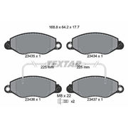 Textar Front Brake Pad Set 2343501