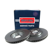 Borg & Beck Front & Rear Brake Discs & Pads fits Hyundai I30 2011-2017 1.4 1.6