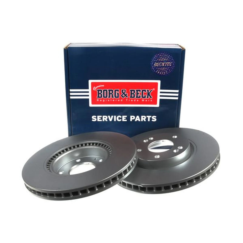 Borg & Beck Front Brake Discs & Pads fits Hyundai I30 2007-2012 1.4 1.6 2.0
