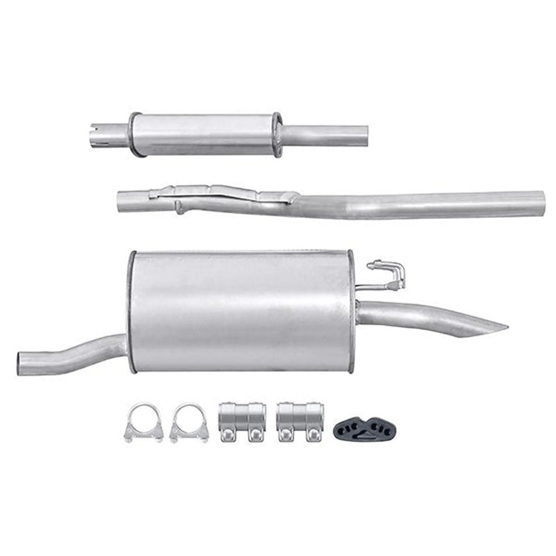 Hella End Silencer Rear fits Fiat Punto 1993-1999 1.1