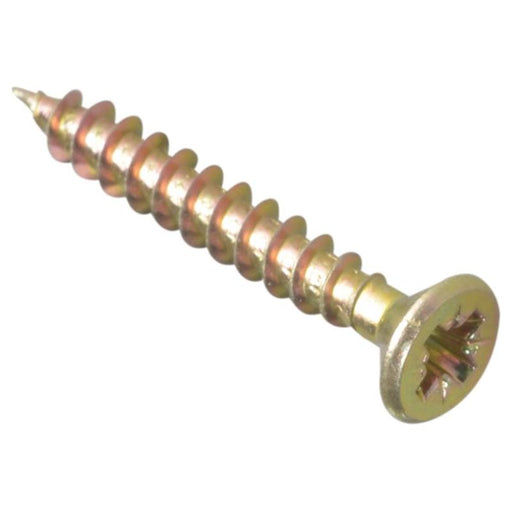 Forgefix Multi-Purpose Pozi Compatible Screw CSK ST ZYP 4.0 x 35mm Box 200 ForgeFix - NN4 Online