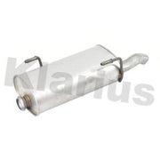 Klarius Box With Tail Pipe Rear fits Peugeot 206 1999-2009 1.6 2.0