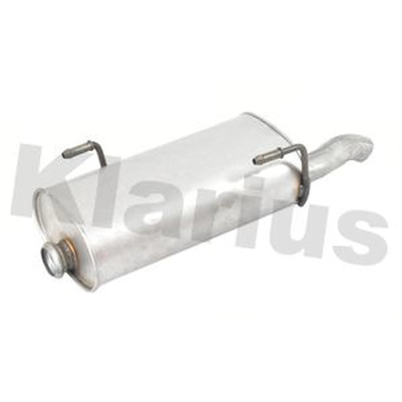 Klarius Box With Tail Pipe Rear fits Peugeot 206 1999-2009 1.6 2.0