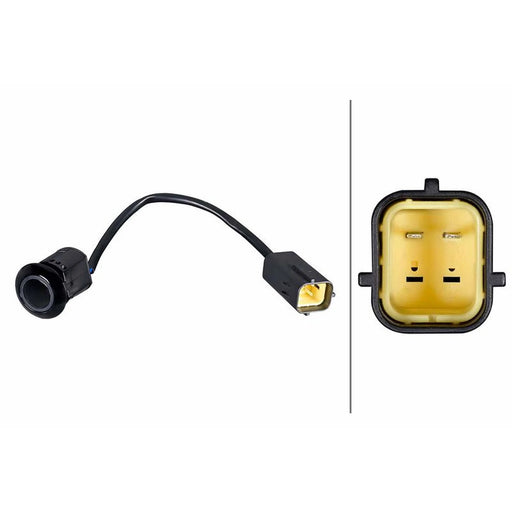 Hella Parking Sensor (PDC) Rear fits Hyundai Santa Fé I 2001-2006 2.0 2.4 2.7
