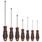 Sealey Premier Premier GripMAX Screwdriver Set 7pc - Red AK4321 Sealey Premier - Dynamic Drive