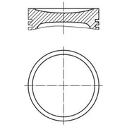 Mahle Piston Cylinder Bore = 89mm 082 05 01