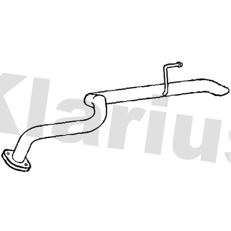 Klarius Exhaust Pipe OD fits Toyota Land Cruiser Colorado 2000-2002 3.0