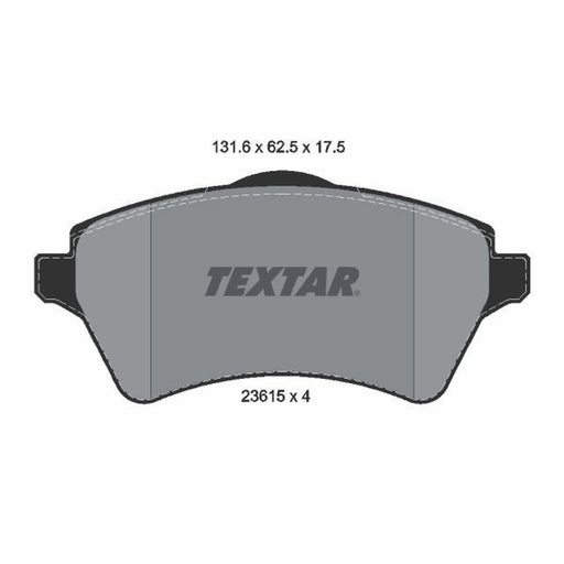 Textar Front Brake Pad Set 2361501