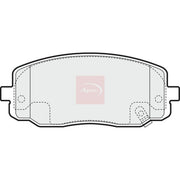 Apec Front Brake Pad Set fits Hyundai I10 I 2007-2018 1.0 1.1 1.2
