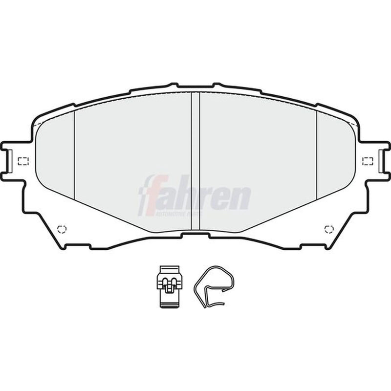 Fahren Front Brake Vented Discs & Pads fits Mazda 6 2012-2020 2.0 2.2 2.5