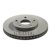 Juratek Front Brake Vented Discs & Pads fits Toyota Corolla 2006-2014 1.4