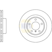 NAPA 2 x Vented Brake Discs fits BMW Z4 Roadster 2009-2016