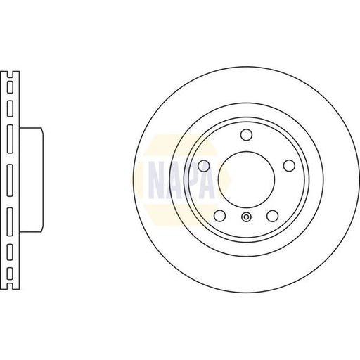 NAPA 2 x Vented Brake Discs fits BMW Z4 Roadster 2009-2016