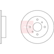 Apec 2 x Solid Rear Brake Discs DSK641-x2
