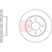 Apec 2 x Vented Front Brake Discs DSK2389-x2