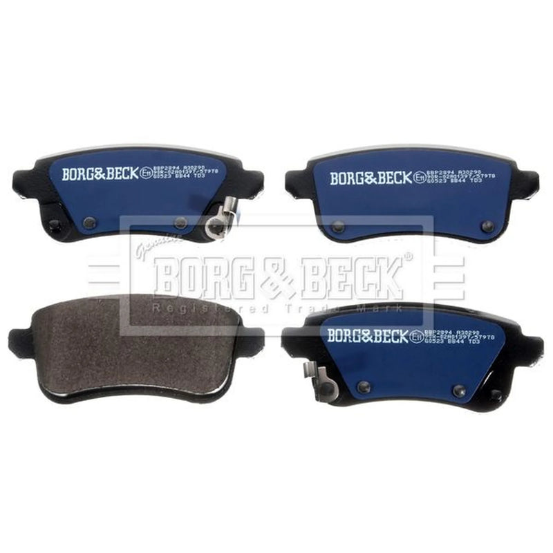 Borg & Beck Front & Rear Brake Discs & Pads fits Renault Zoe 2019 on