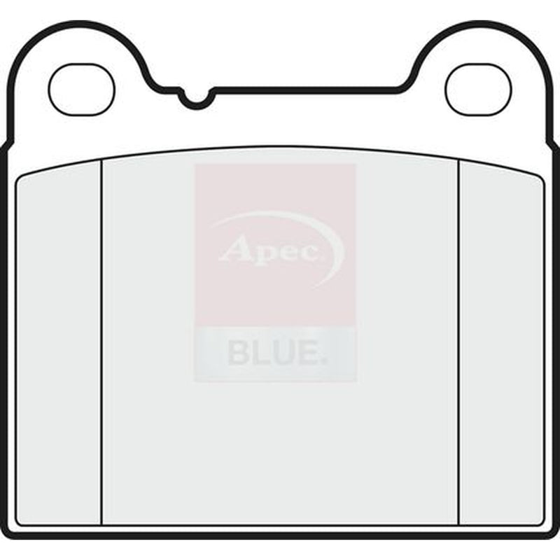 Apec Rear Brake Pad Set fits Volvo 740 1984-1992 2.0 2.3 2.4