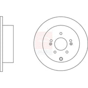 Apec Rear Brake Solid Discs & Pads fits Hyundai Santa Fé II 2006-2009 2.2