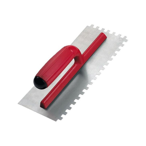 Rubi Tiling Tools PRO Steel Notched Trowel 11 x 4in x 1/4in Notch RUBI TILING TOOLS - Dynamic Drive