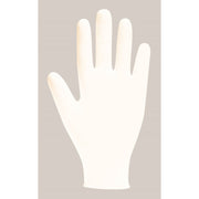 Bodyguards Powder Free White Latex Disposable Gloves Medium Box of 100 Bodyguard - Dynamic Drive