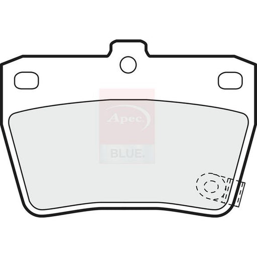 Apec Front & Rear Pads fits Toyota Rav 4 1997-2005 1.8 2.0
