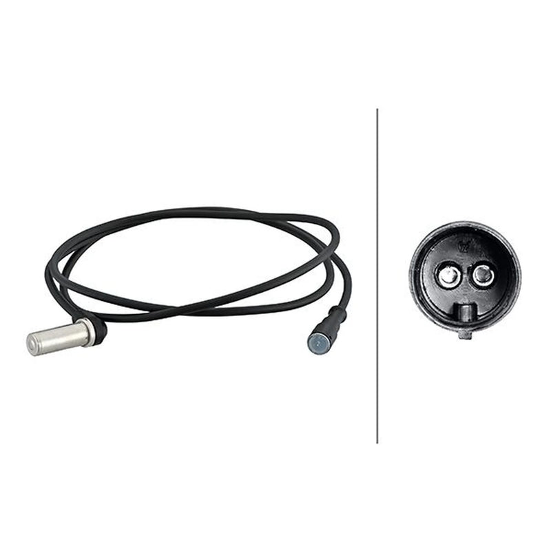 Hella ABS Wheel Speed Sensor Front fits Volvo 8500 1997 on