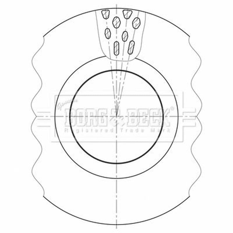 Borg & Beck Front Brake Vented Discs & Pads fits Daf 45 1991-2000