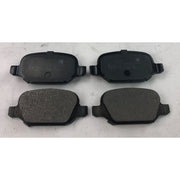 Juratek Rear Brake Pad Set fits Abarth 500 / 595 / 695 2008 on 1.4