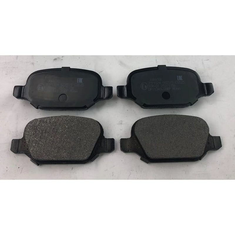 Juratek Rear Brake Pad Set fits Abarth 500 / 595 / 695 2008 on 1.4