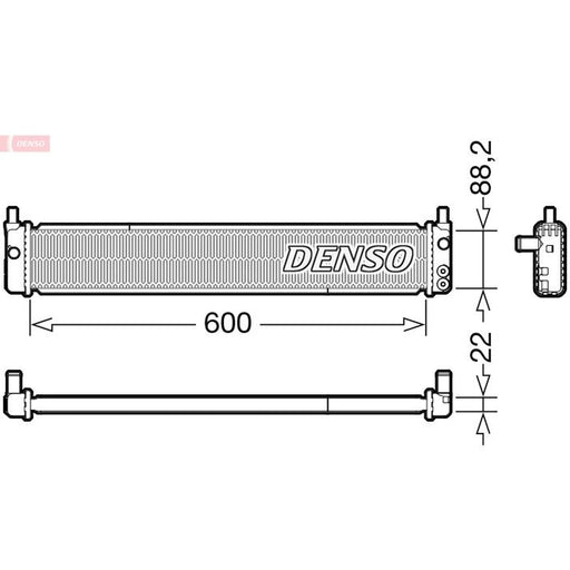 Denso Engine Radiator fits Toyota Prius Plus 2011 on 1.8