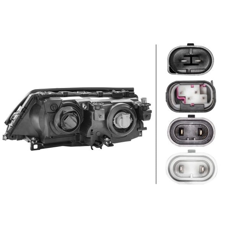 Hella Headlight Headlamp H7/H7 Right fits BMW 3 1998-2005