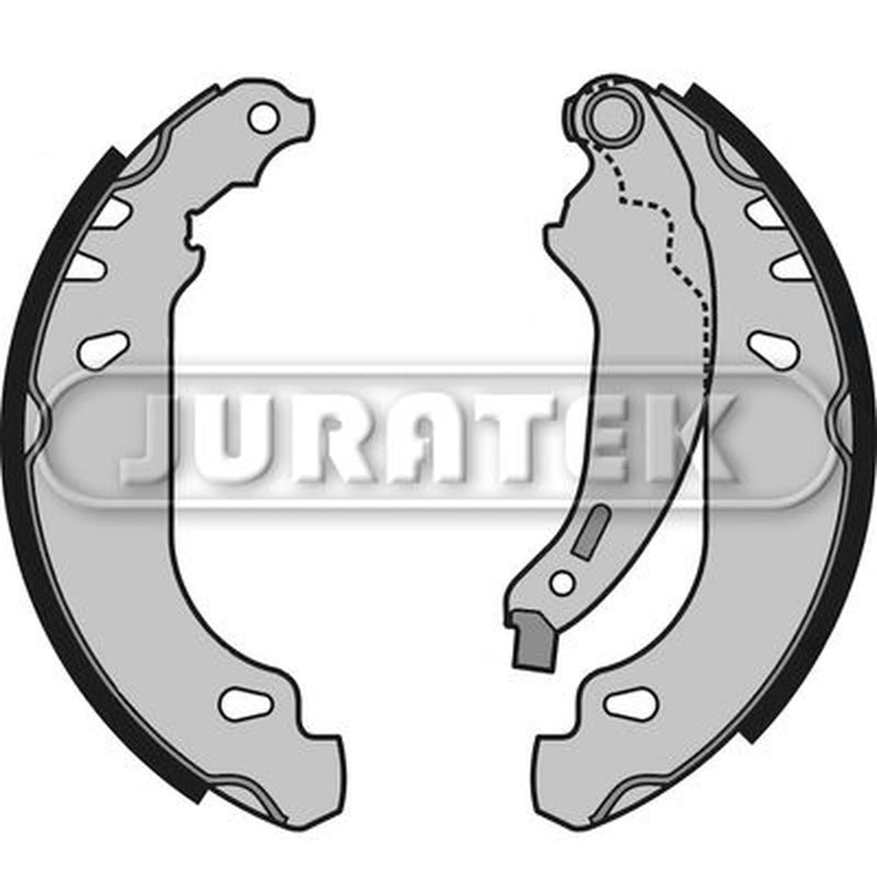 Juratek Brake Shoe Set Axle Kit Rear fits Dacia Logan 2004-2012 1.2 1.4 1.5 1.6