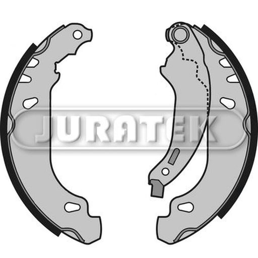 Juratek Brake Shoe Set Axle Kit Rear fits Dacia Logan 2004-2012 1.2 1.4 1.5 1.6