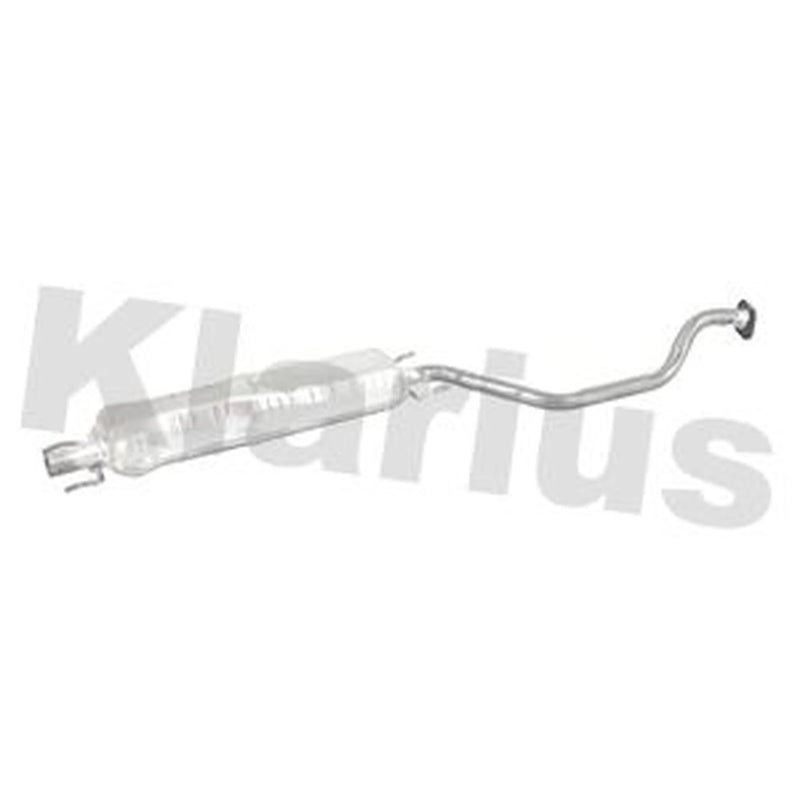 Klarius Box With Centre Pipe Centre fits Opel Zafira A 1999-2005 1.6 1.8