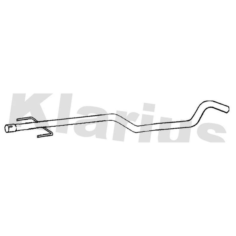 Klarius Exhaust Pipe OD fits Opel Meriva A 2003-2010 1.7