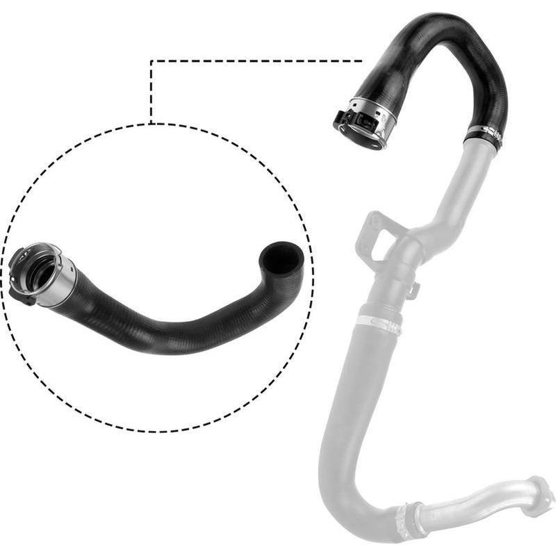 Gates Intercooler Turbo Charge Air Hose 430mm fits Opel Corsa D 2006-2011 1.3