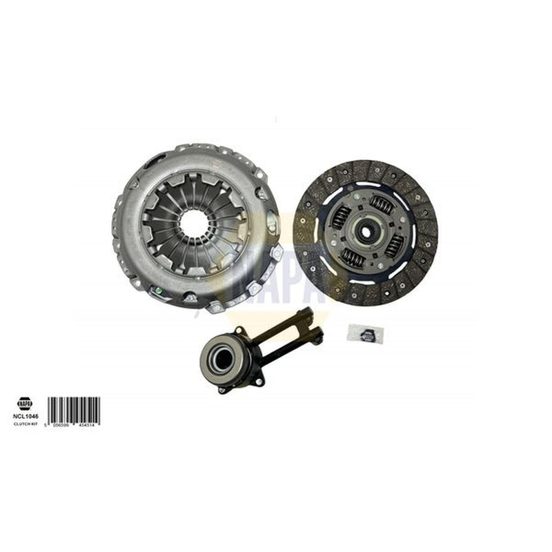 NAPA Clutch Kit Set 3pc fits Ford Ecosport 2013 on 1.5