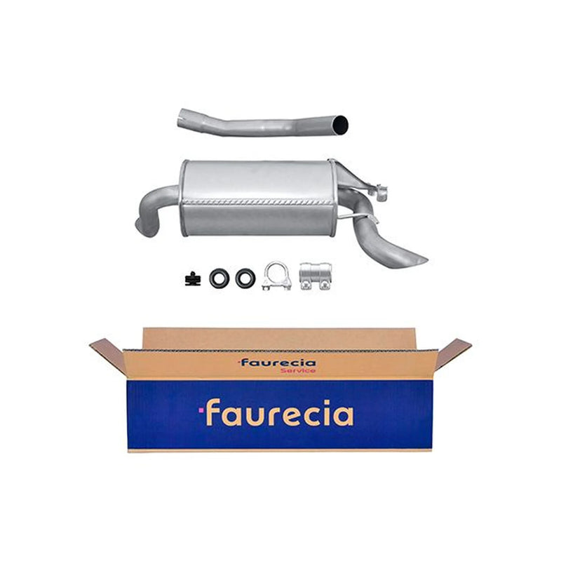 Hella End Silencer Rear fits Mercedes-Benz 190 1982-1993 1.8 2.0 201.018 201.024