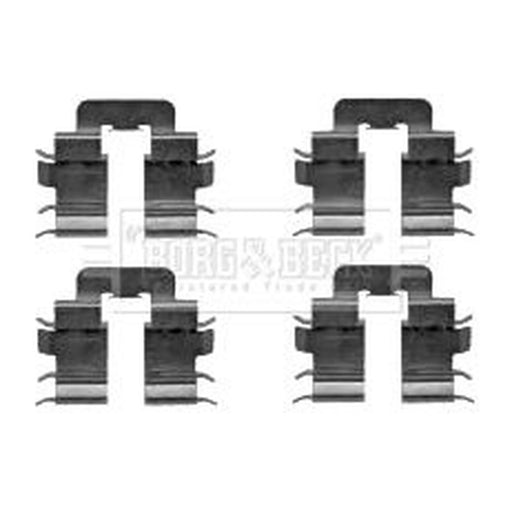 Borg & Beck Brake Pad Accessory Fitting Kit Rear BBK1390