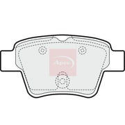 Apec Rear Brake Pad Set fits Citroën C4 2004-2011 1.4 1.6 2.0