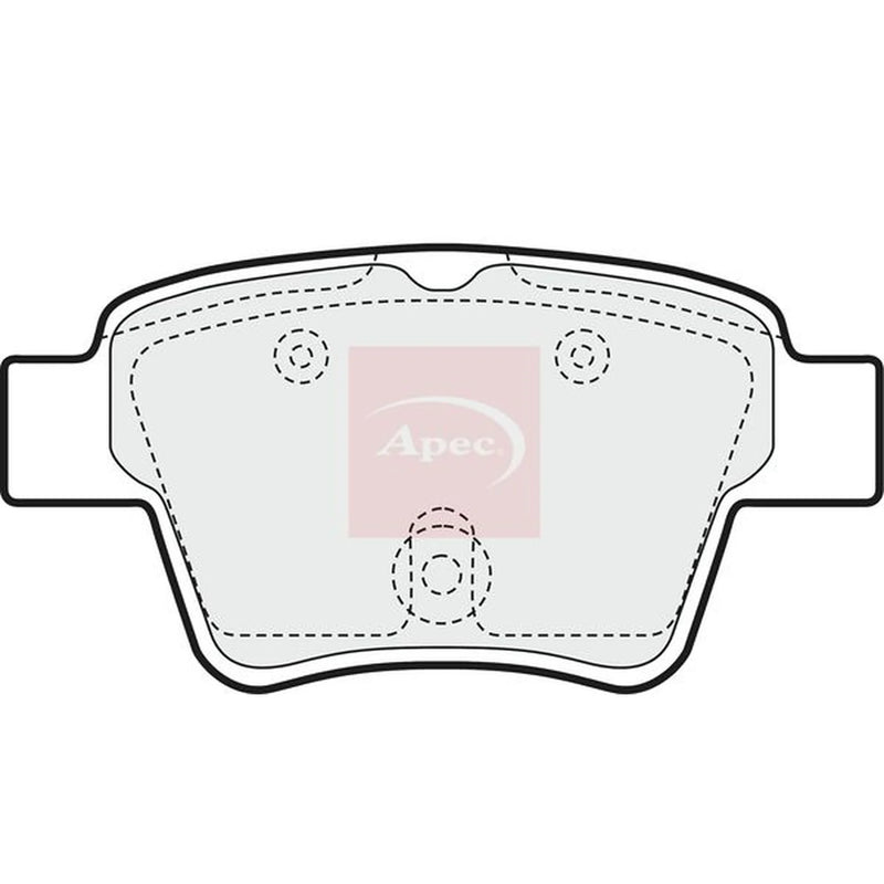 Apec Rear Brake Pad Set PAD1433