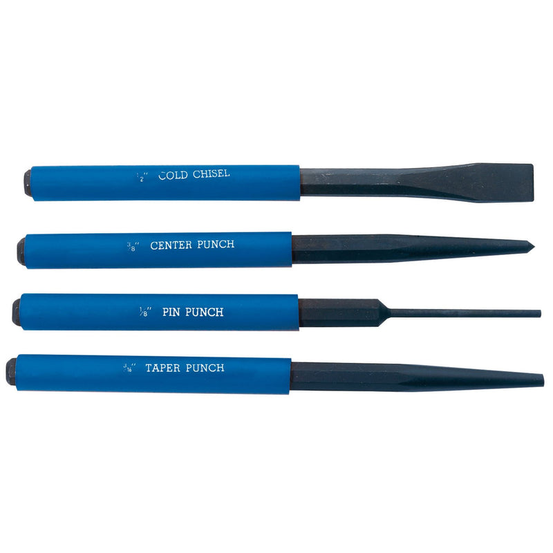 Draper Chisel and Punch Set (4 Piece) 26559 Draper - Dynamic Drive