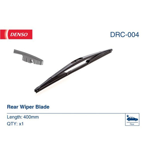 Denso Rear Wiper Blades fits Chrysler Grand Voyager V 2007-2008 2.8 3.3 3.8 4.0
