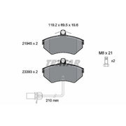 Textar Front Brake Pad Set 2194504